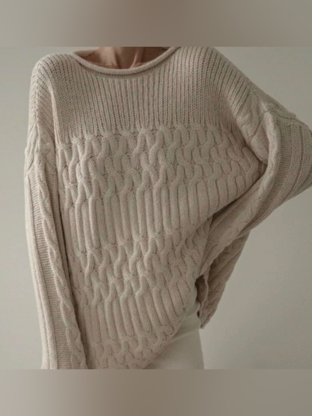 Laude the Label Heritage Fisherman Sweater - Medium